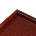 Miniatyrbild 3 av 5: Trä rektangulär bricka sandbord bas modellbord scenställ 24x24cm