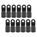 [RM]12st Bungee Terminal End Tabbed Hooks Elastiska Snörändkrokar Plast Stötdämpande Bungee Snörfästen För Kajak Kanot Båttillbehör