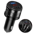 Bil Bluetooth Fm-sender Dobbelt USB-opladerstik Aux-adapter Håndfri Hurtig Opladning