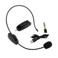 Miniatyrbild 1 av 5: Trådlöst Mikrofon Headset, UHF Trådlöst Headset Mikrofonsystem, 48m Räckvidd, Headset Mikrofon och Handhållen Mikrofon 2 i 1, för Högtalare, Förstärkare