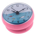 Miniatyrbild 5 av 5: Vattentät Väggklocka med Sugpropp för Badrum, Tidvisning, Heminredning, Present, Rosa