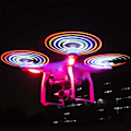 Miniatyrbild 5 av 5: Delar CW CCW LED-propellrar för DJI Phantom 3-serien RC-drönare