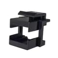 50 st RJ45 Keystone Jack Coupler Väggplatta Patchpanel Blindplatta för RJ 45 Keystone Ram RJ45 LC & SC Coupler Svart Black