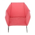 Miniatyrbild 5 av 5: Miniatyr Dockhus Soffa Fåtölj Dockhusmöbler Soffa 1/6 Rosa