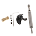 Miniatyrbild 4 av 5: Drivbåt Båtdelar 10cm Metall Drivaxel System Set För 5mm Motor