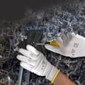 Miniatyrbild 3 av 5: 10/20 Par Polyuretan Säkerhetsarbetshandskar Reparationshandskar med Palmbeläggning Black 10 pairs L