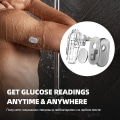 Miniatyrbild 4 av 5: Sibionics Blodsockermätare 24h Realtidsövervakning Testare Diabetes Sockersensor Hälsoövervakare För Hemmascanner