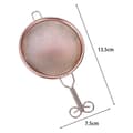 Miniatyrbillede 4 af 5: Kobber te-si Håndlavet te-infuser Letvægts Robust Mesh Te-filter Dobbeltlags Te-afløb til Stue Studieværelse IFO D