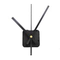 Handheld Quartz Clock Mechanism Quartz Clock Movement Silent Sweeping Second Movement, Black, 18.5*6.5*4cm