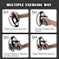 Miniatyrbild 2 av 5: Justerbar Kraftig Handtränare Fitness Hand Exerciser Grepp Handledsträning Öka Styrka Fjäder Finger Nyp Expander