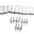 Miniatyrbild 2 av 4: 10-pack G4 superljusstark 12V 50W halogenlampa volframbas halogenljus 50W