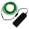 Miniatyrbild 5 av 5: Luminescent Luminescent LED-lampor Armatur El Wire Slinga 5 Meter Grön