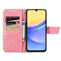 Pikkukuva 2 / 5: Yhteensopiva Samsung Galaxy A15 5G -kotelon kanssa, iso perhonen, vaaleanpunainen 71