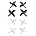 Miniatyrbild 1 av 5: 8st CW CCW propellrar blad drönarpropellrar för RC quadcopter delar svart vit