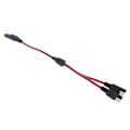 Miniatyrbild 4 av 5: 18awg DC SAE 1 till 2 förlängningsadapter splitterkabel för solpanelbatteri