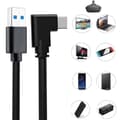 Miniatyrbillede 3 af 5: [RM]Oculus Quest VR Link-kabel USB3.0 til Type-C datakabel 5m Svart black