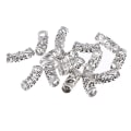 Miniatyrbild 2 av 5: 15 st/lot Dreadlock-pärlor Hårringar Justerbara Hårfläta Armband Clip Silver