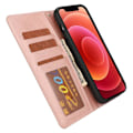 Pikkukuva 5 / 7: SKALO iPhone 13 DOLIZMA 2-in-1 magneettilompakkokotelo - Ruusu Pink gold Rosa guld