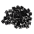 Miniatyrbild 4 av 5: 50 st Rektangulärt Kedjelås Spänne 2 Hål Paracord Snörlås Ändstycke B