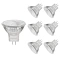 [RM]MR11 Halogen Bulb, 20W 12V MR11 Halogen Lamp, High Color Rendering Index, 6-Pack