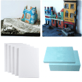 Miniatyrbild 1 av 5: 10 Stycken Högdensitets Lättvikts Panel DIY Scenisk Bas Byggmodell 20mm
