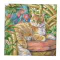 Miniatyrbild 3 av 5: Crafts Stämplad Korsstygnssats Katt På Stol 14CT