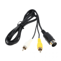 Miniatyrbild 5 av 5: RCA Audio Video-kabel för Sega Saturn - 1,8 Meter Svart