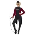 [RM]Smiffys Women's Ringmaster Costume Set M Red/Black Red/Black M