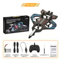 [RM]Thunder Jet Pro 2.4 GHz Fjernbetjent Fighter Legetøj, Sort