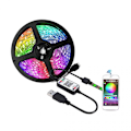 Miniatyrbild 1 av 5: LED Strip Lights TV Bakgrundsbelysning 1/2/3/4/5M RGB USB Färgskiftande 5 Meter