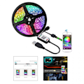Miniatyrbild 4 av 5: LED Strip Lights TV Bakgrundsbelysning 1/2/3/4/5M RGB USB Färgskiftande 1 Meter
