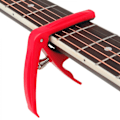 Miniatyrbild 4 av 5: Snabbt Byte Kapodaster för Akustisk/Elektrisk Gitarr Ukulele Universal Röd
