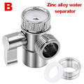 Miniatyrbild 4 av 5: Zinklegering Omkopplare Kranadapter Köksblandare Splitter Avledningsventil Vattenkran Anslutning Toalett Bidet Dusch