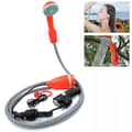 Bärbara duschar Campingdusch, campingdusch med dränkbar pump Orange