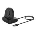 Miniatyrbild 3 av 5: USB Laddningsdocka för Galaxy Watch Active Smartklocka Laddare Svart