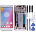 OEM LCD-näyttö Lenovo K6 Powerille White