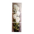 Miniatyrbild 5 av 5: Panel tulpan blomma canvas målning tryck bild väggkonst dekor xl