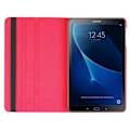 Miniatyrbilde 3 av 4: Samsung Galaxy Tab A6 10.1 Deksel - 360 Graders Rotasjon Lærdeksel for Samsung Tab A6 10.1 SM-T580/T585 Nettbrett - Rød