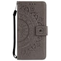 Pikkukuva 2 / 5: iPhone 7/8/SE (2020/2022) - Mandala Lompakkokotelo - Harmaa Grey Grå