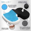 Miniatyrbillede 3 af 5: Kontorstolhynde - Ergonomisk og Ortopædisk Memory Foam Hynde - Sort