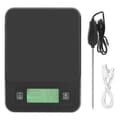 [RM] 3 kg / 0.1 g Electronic Kitchen Scale Portable Cooking Scale Weight with Temperature Probe 0.3
