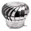 Rotating Chimney Cowl - 304 Stainless Steel, Anti-Downdraft Spinner, 110mm (100mm)