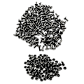 Miniatyrbild 2 av 5: 100 Set Dubbla Nitar Studs för Väskor Skor Läder 6x8mm Grå Svart