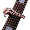 Miniatyrbild 2 av 5: gitarr capo stämklämma för akustisk/elektrisk gitarr, antik koppar
