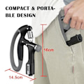 Miniatyrbild 4 av 5: Justerbar Kraftig Handtränare Fitness Hand Exerciser Grepp Handledsträning Öka Styrka Fjäder Finger Nyp Expander