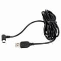 Miniatyrbillede 5 af 5: 3,5M USB Type-A til Mini 5Pin Retvinklet Opladningskabel til GPS-enheder Black