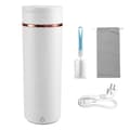 [RM]Mini Electric Kettle Portable Travel Kettle with 6 Variable Settings 500mL 316 Stainless Steel Automatic Shut-off White White EU Plug