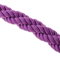 Miniatyrbild 3 av 5: 59 tum Twisted Crowd Control Rope Queue Barrier för stolpar bås Lila