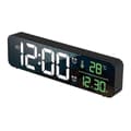 Väckarklockor Väckarklocka Digitala Väckarklockor Sovrum LED Liten Skrivbordsklocka (Svart)