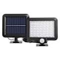 Miniatyrbild 1 av 5: 100 COB Utomhus PIR Rörelsesensor Solar LED Dörr Vägglampor med Fjärrkontroll